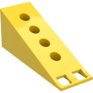 Lego Fabuland kostka (kostička) sklon (šikmá) 6x2, žlutá (787 YELLOW)